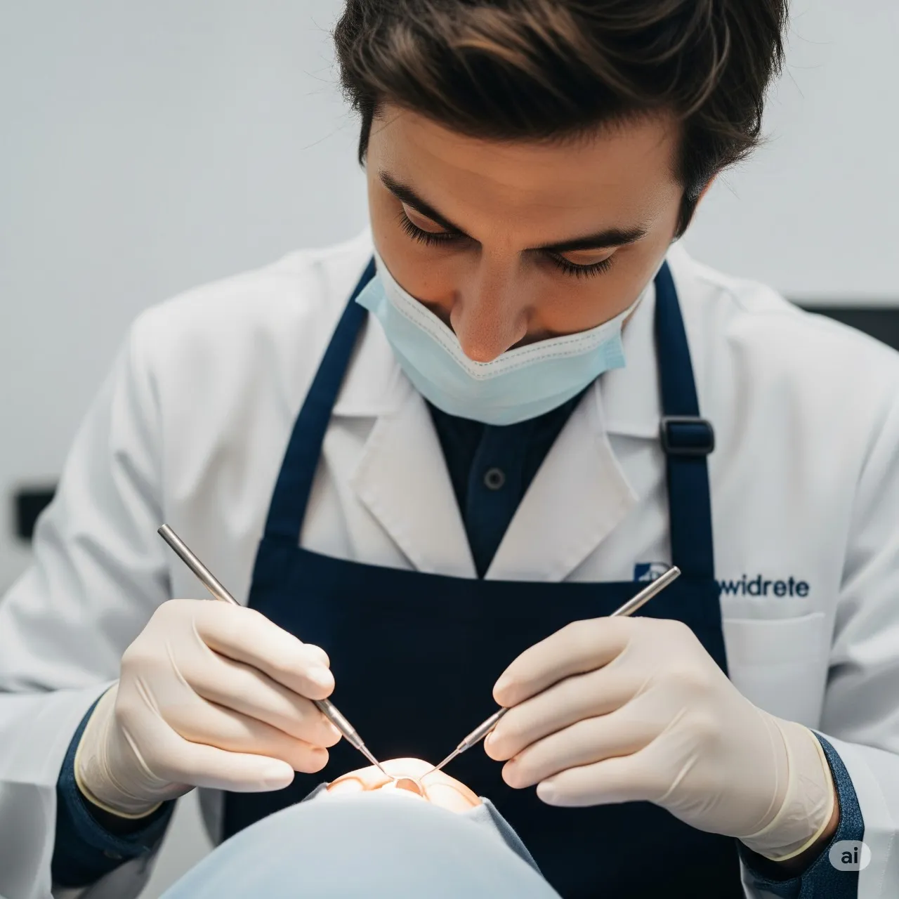 Patient at a general dentistry visit in Christchurch.